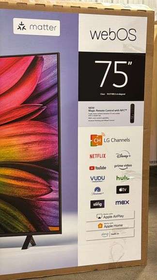 LG 75" LED 4K SMART TV