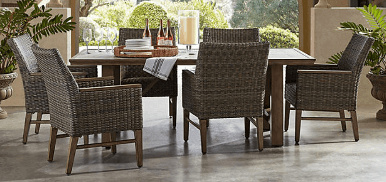 BUNGALOW COLLECTION 7PC DINING SET