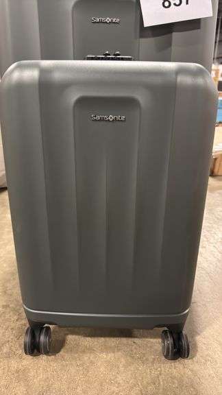 SAMSONITE 2PC HARDSHELL ROLLING LUGGAGE SET - GREY