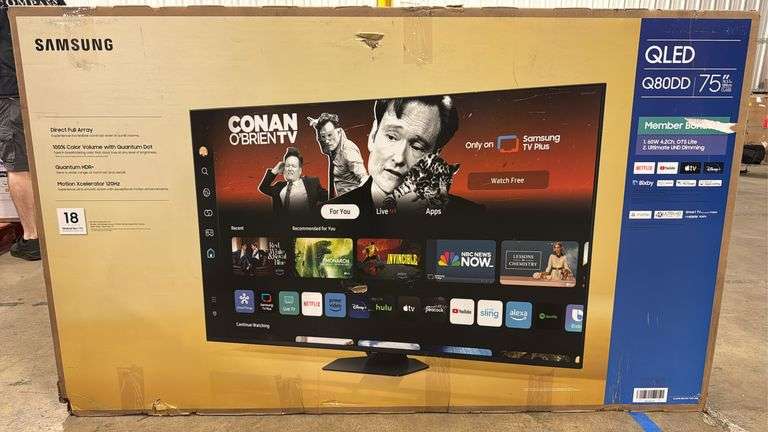 SAMSUNG 75" Q80D QLED SMART TV