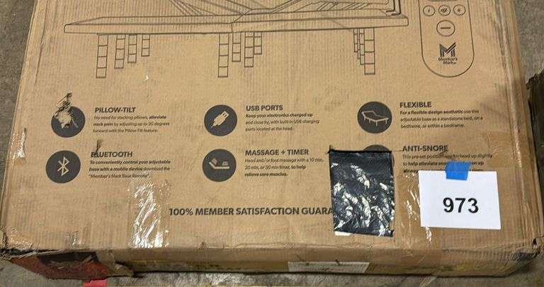 TWIN XL PREMIER ADJUSTABLE BED BASE IN BOX