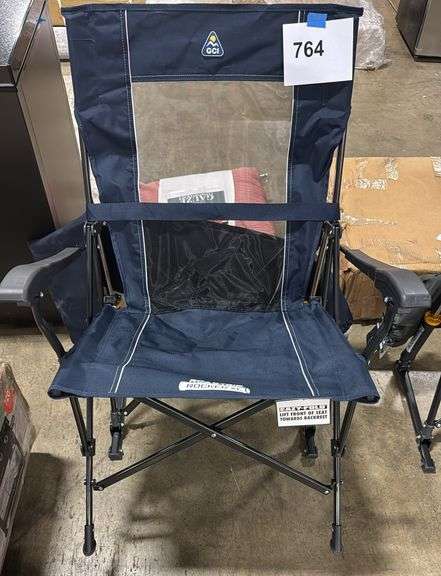 GCI ROADTRIP ROCKER XL FOLDING CHAIR - NAVY