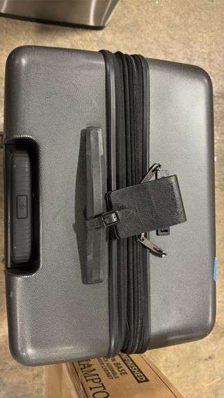 PRE-OWNED HARDSHELL ROLLING LUGGAGE - GREY
