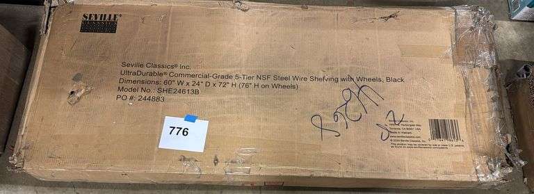 AS IS - SEVILLE SHELVING RACK IN BOX