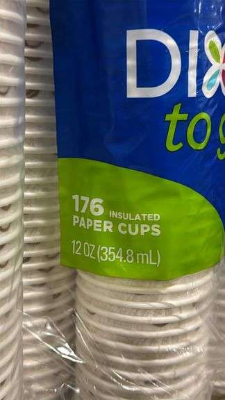 (5) PACKS OF DIXIE INSULATED CUPS (176 PER PACK)