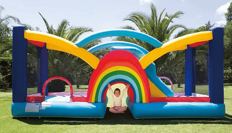 RAINBOW BOUNCE HOUSE IN BOX