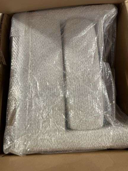 COLE & RYE FABRIC SWIVEL ACCENT CHAIR IN BOX