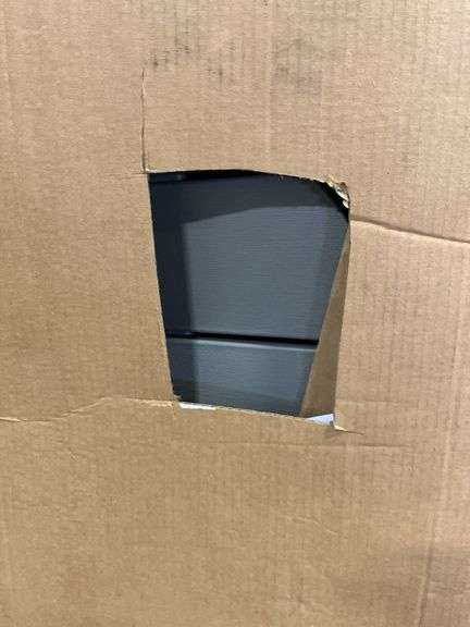 (2) KETER ADIRONDACK CHAIRS IN BOX - GREY & BLACK