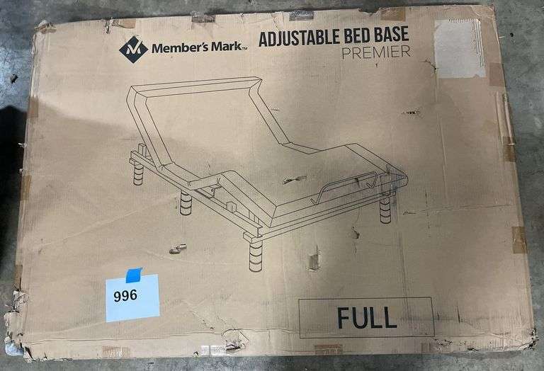 FULL SIZE PREMIER ADJUSTABLE BED BASE IN BOX