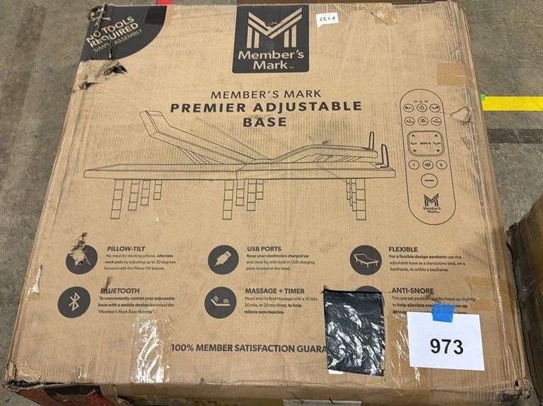 TWIN XL PREMIER ADJUSTABLE BED BASE IN BOX