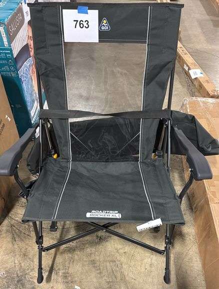 GCI ROADTRIP ROCKER XL FOLDING CHAIR - GREY