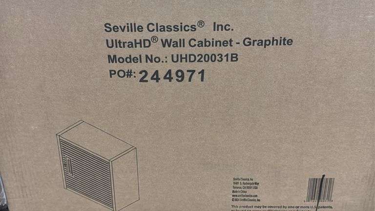 SEVILLE CLASSICS WALL CABINET IN BOX