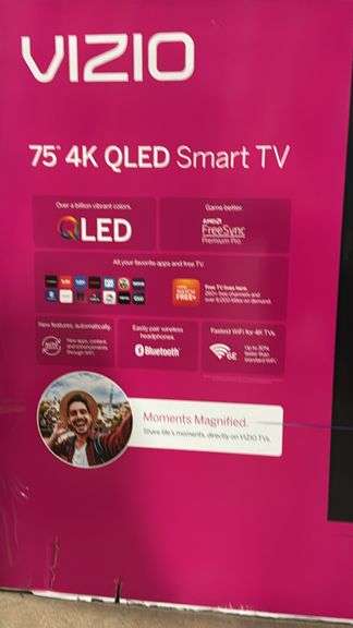 VIZIO 75" QLED SMART TV