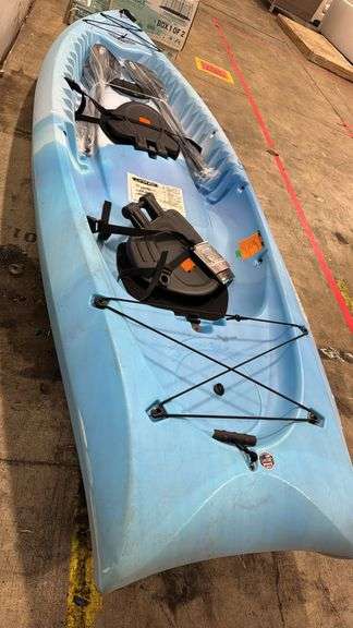 LIFETIME ENVOY TANDEM KAYAK W/ PADDLES - BLUE
