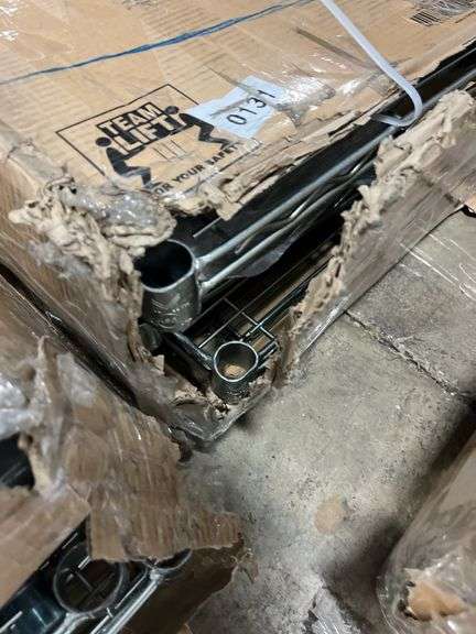 AS IS - (2) SHELVING RACKS IN BOX
