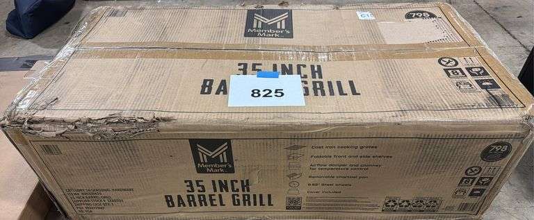 35" BARREL GRILL IN BOX