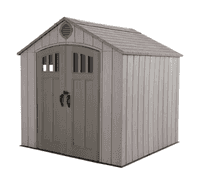 LIFETIME 8FTx7.5FT OUTDOOR STORAGE SHED IN BOX
