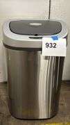 NINESTARS STAINLESS MOTION SENSOR TRASH CAN
