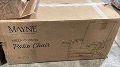 MAYNE MESA 3PC CHAT SET IN BOX - WHITE