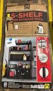 AS IS - 5-SHELF STORAGE RACK IN BOX