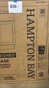 HAMPTON BAY 24" UNFINISHED BASE CABINET IN BOX