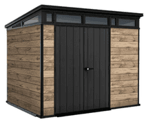 NEW KETER PENT 9X7 STORAGE SHED IN BOX
