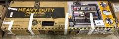 AS IS - HEAVY DUTY 4-SHELF STORAGE RACK IN BOX