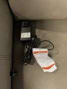 COOPER LEATHER POWER RECLINER - GREY