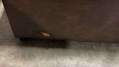 AS IS - BROWN SOFA