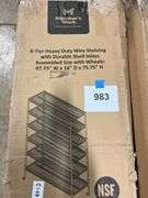AS IS - (2) SHELVING RACKS IN BOX