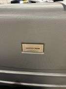 GEOFFREY BEENE 2PC HARDSHELL ROLLING LUGGAGE - SILVER