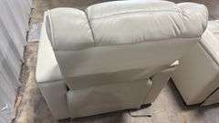 ABBYSON LIVING HOME THEATER POWER RECLINER - CREAM