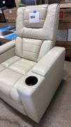 ABBYSON LIVING HOME THEATER POWER RECLINER - CREAM