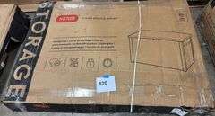 AS IS - KETER XXL WOOD DECK BOX IN BOX