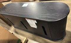 AS IS - CALLEN 72" WOOD CONSOLE - BLACK