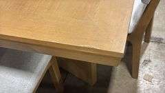 AS IS - 7PC WOOD DINING SET