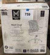 MESH CHAIR IN BOX - DARK GREY