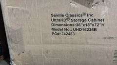 SEVILLE CLASSICS STORAGE CABINET IN BOX