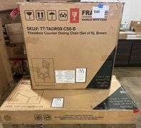 ABBYSON LIVING THEODORE 7PC COUNTER DINING SET IN BOX