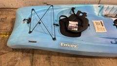 LIFETIME ENVOY TANDEM KAYAK W/ PADDLES - BLUE