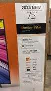 LG 75" UT7550 SMART TV