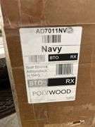 GULF SHORES ADIRONDACK CHAIR IN BOX - NAVY