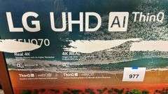 LG 65" UHD AI THINQ 4K SMART TV IN BOX (65UQ70)