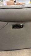 COOPER LEATHER POWER RECLINING SOFA - GREY