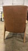 BECKI OWENS LEATHER ACCENT CHAIR