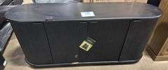 AS IS - CALLEN 72" WOOD CONSOLE - BLACK