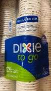 (6) PACKS OF DIXIE INSULATED PAPER CUPS (176 PER PACK)
