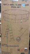 AS IS - BESTWAY 18FTx48" POOL SET IN BOX