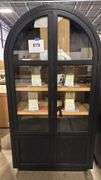 AS IS - ENZO COLLECTION BOOKCASE - BLACK