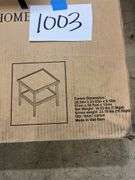 ABBYSON LIVING END TABLE IN BOX